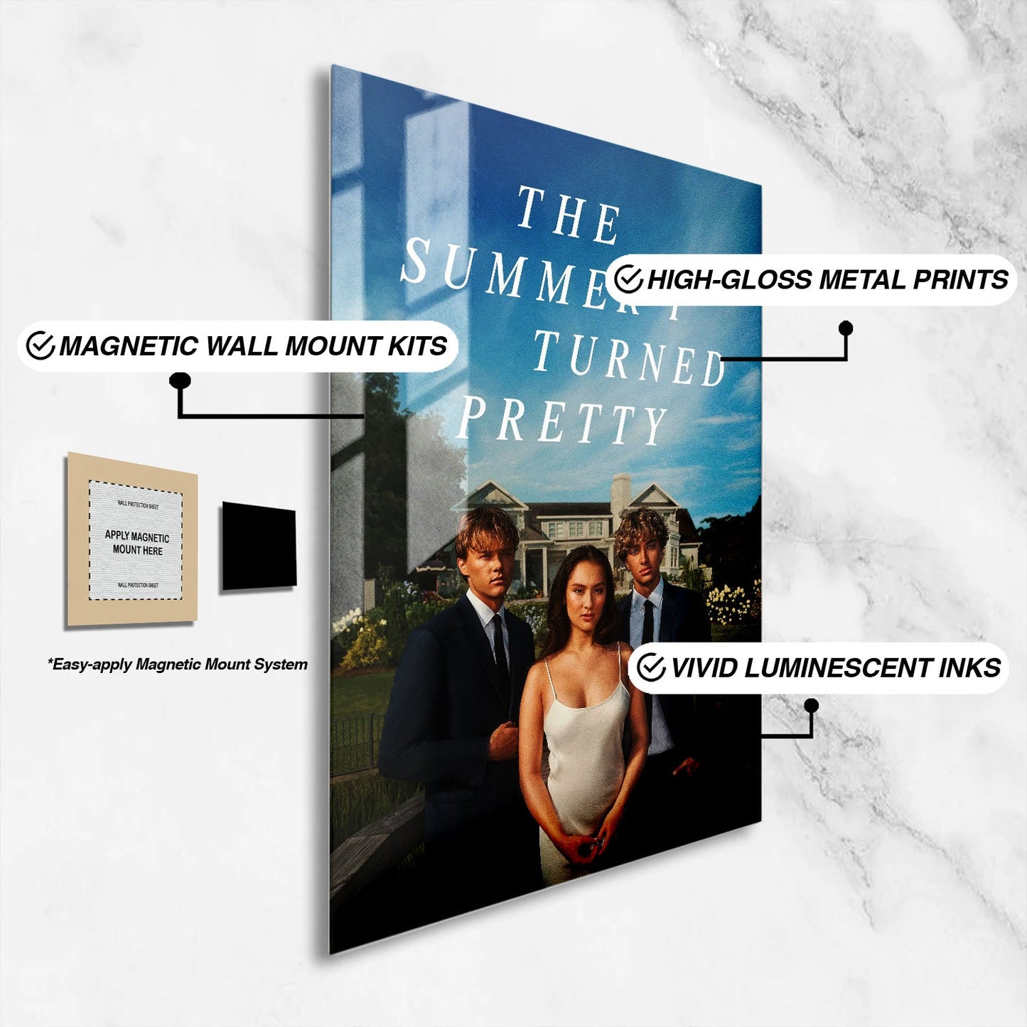 Flex Designs Metal Poster The Summer I Turned Pretty Alternate 16 x 24" Home Goods - TV Show 2022 TV Show Metal Poster