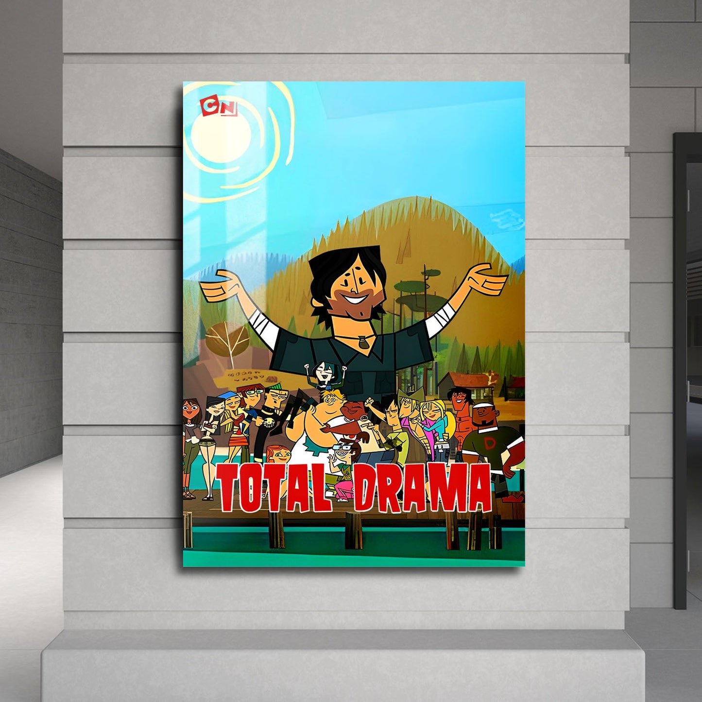Flex Designs Metal Poster Total Drama Island 24 x 36" Home Goods - TV Show 2007 TV Show Metal Poster