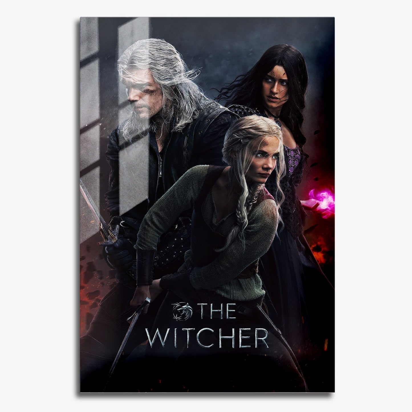 Flex Designs Metal Poster Witcher Season 3 11 x 17" Home Goods - TV Show 2023 TV Show Metal Poster