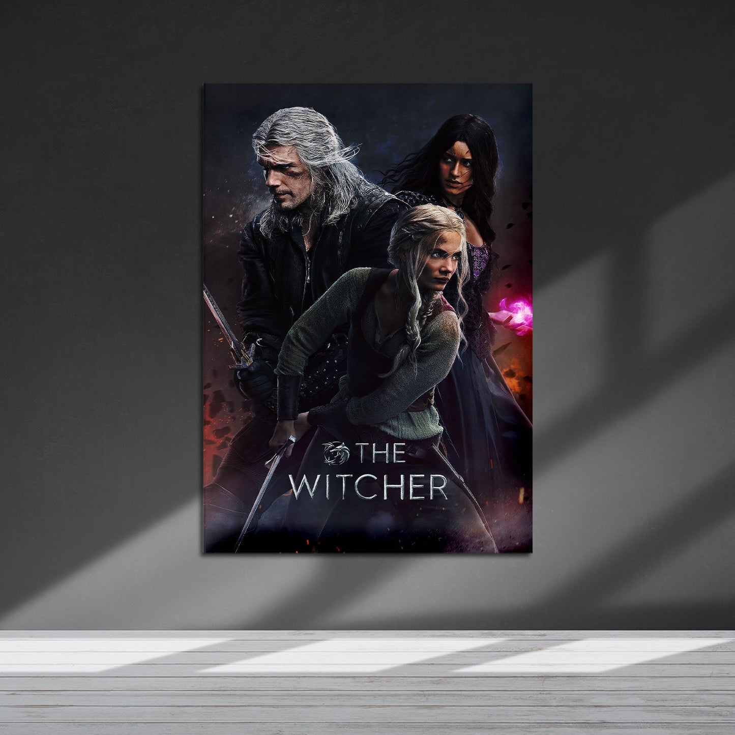 Flex Designs Metal Poster Witcher Season 3 5 x 7" Home Goods - TV Show 2023 TV Show Metal Poster