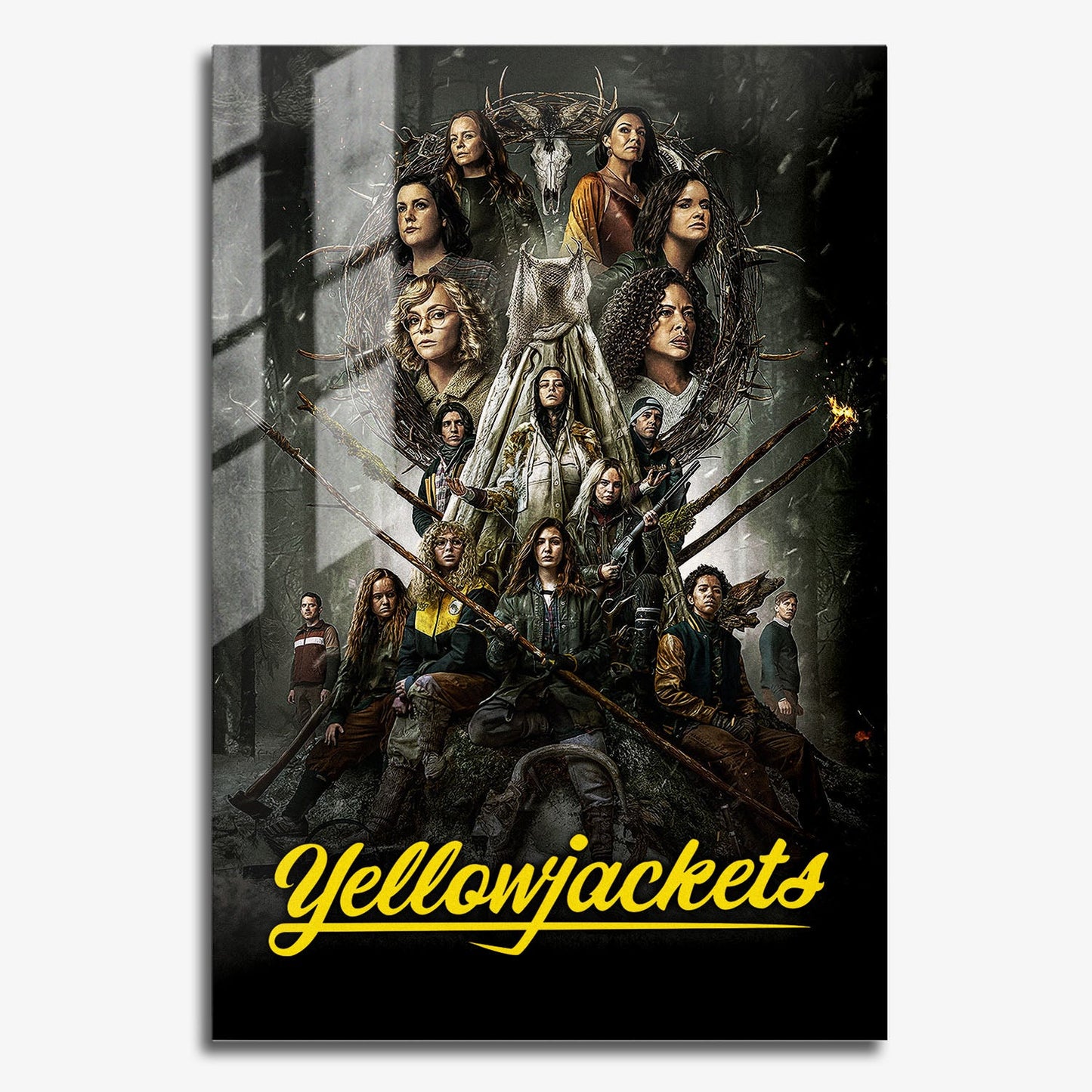 Flex Designs Metal Poster Yellowjackets 11 x 17" Home Goods - TV Show 2021 TV Show Metal Poster
