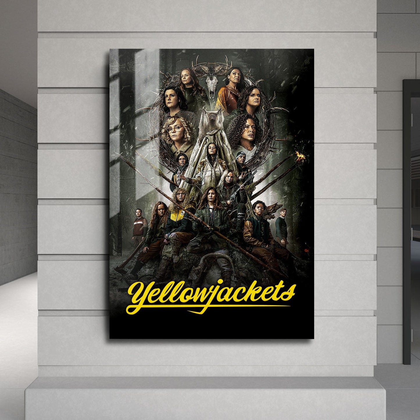 Flex Designs Metal Poster Yellowjackets 24 x 36" Home Goods - TV Show 2021 TV Show Metal Poster
