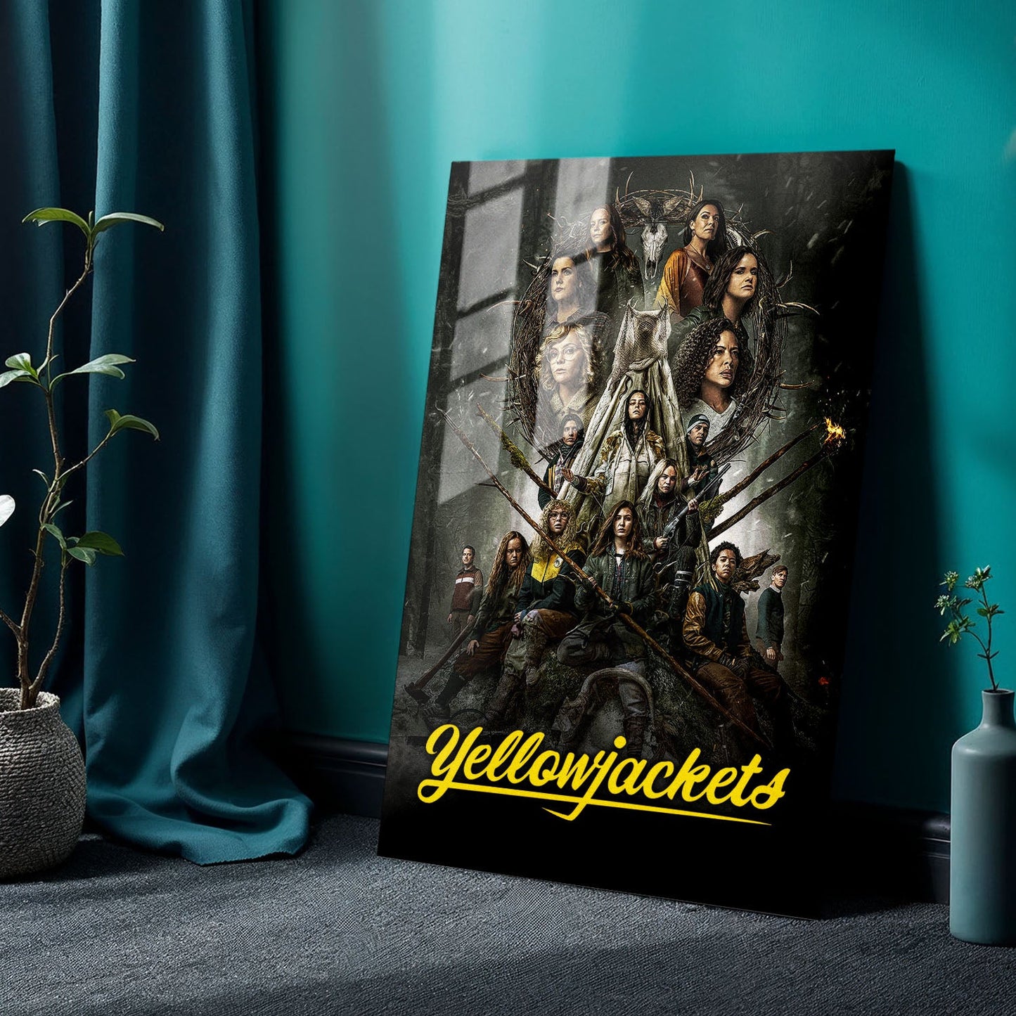 Yellowjackets TV Show Metal Poster