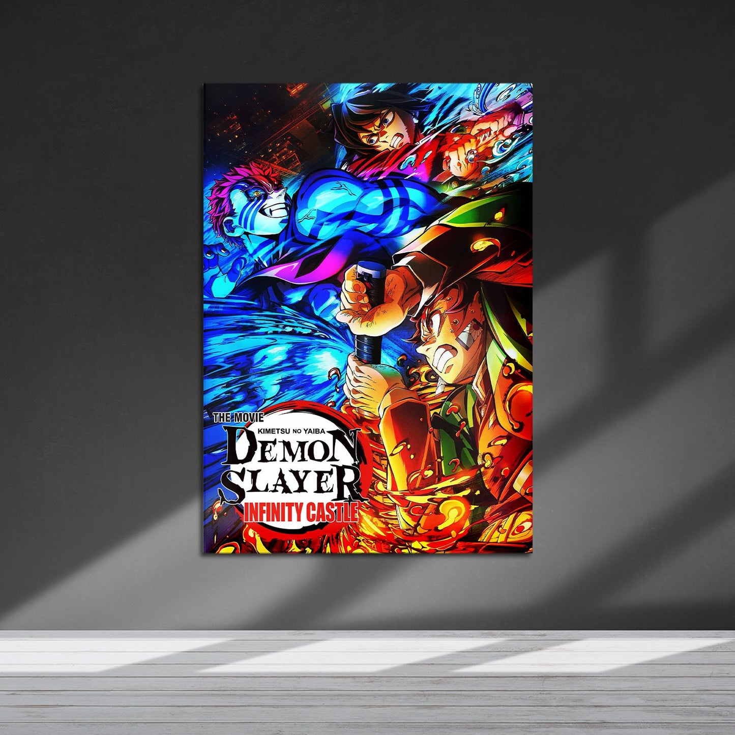 Flex Designs Metal Poster Demon Slayer Infinity Castle 5 x 7" Home Goods - Movie 2025 Movie Metal Poster