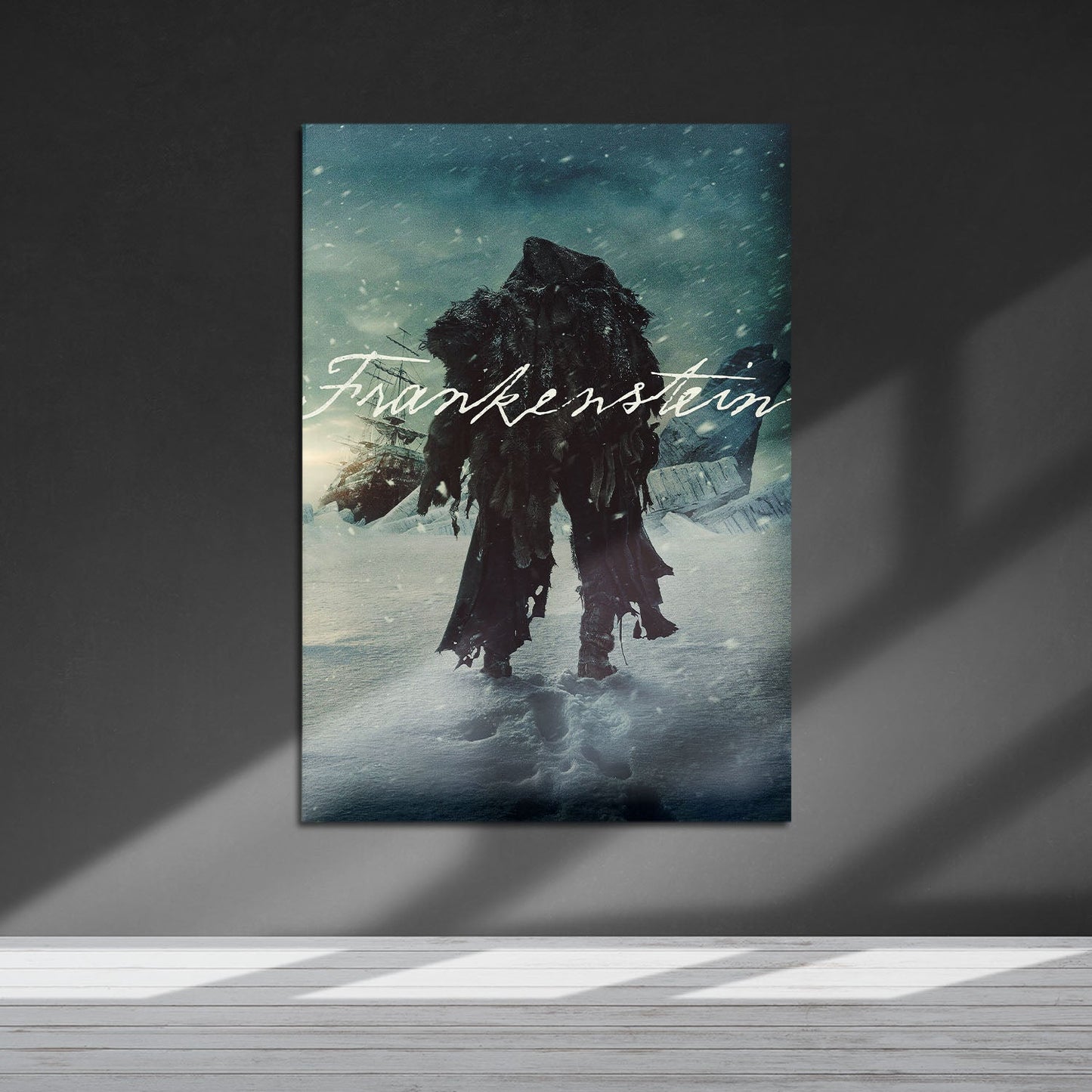 Flex Designs Metal Poster Frankenstein Theatrical 5 x 7" Home Goods - Movie 2025 Movie Metal Poster
