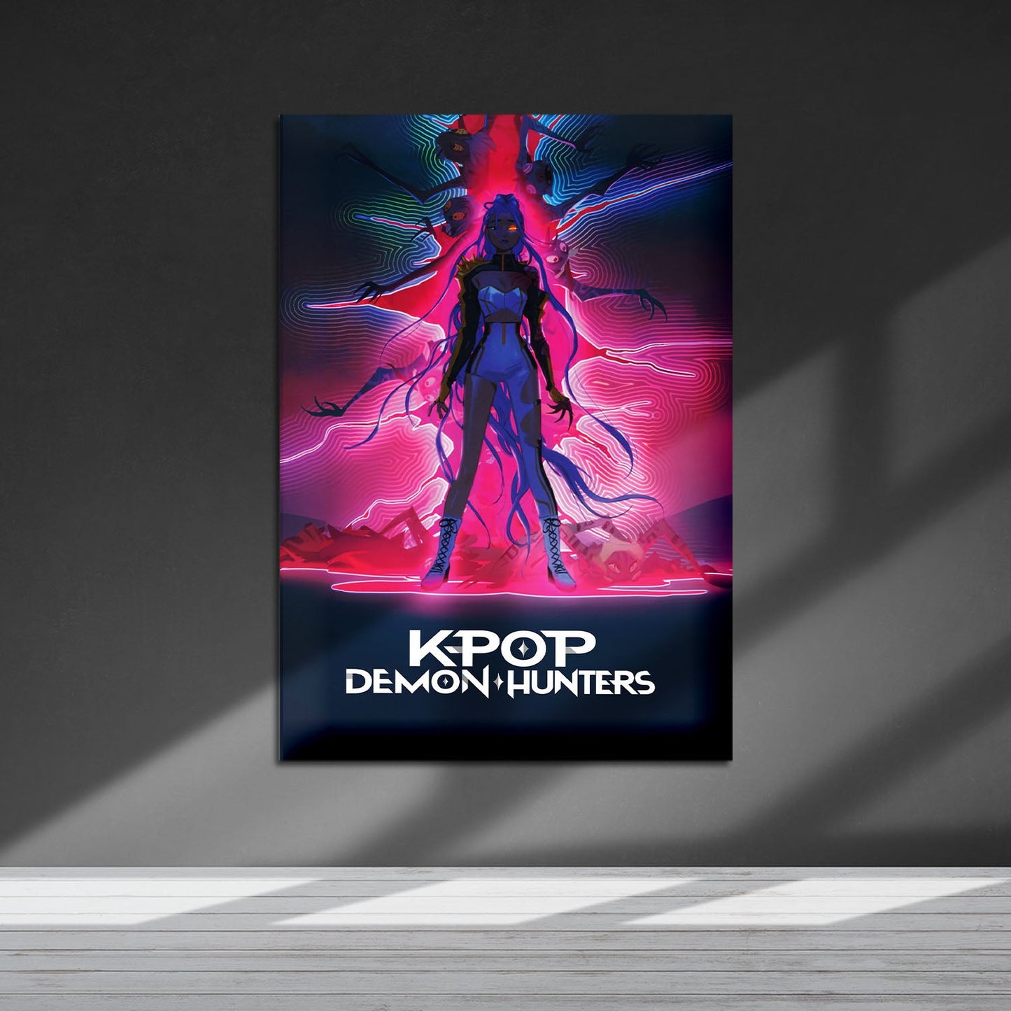 Flex Designs Metal Poster KPop Demon Hunters Alternate 5 x 7" Home Goods - Movie 2025 Movie Metal Poster