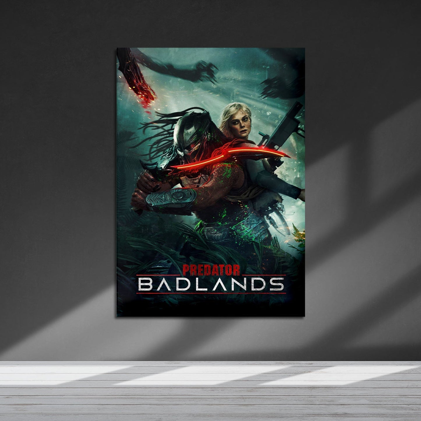 Flex Designs Metal Poster Predator Badlands Alternate 5 x 7" Home Goods - Movie 2025 Movie Metal Poster