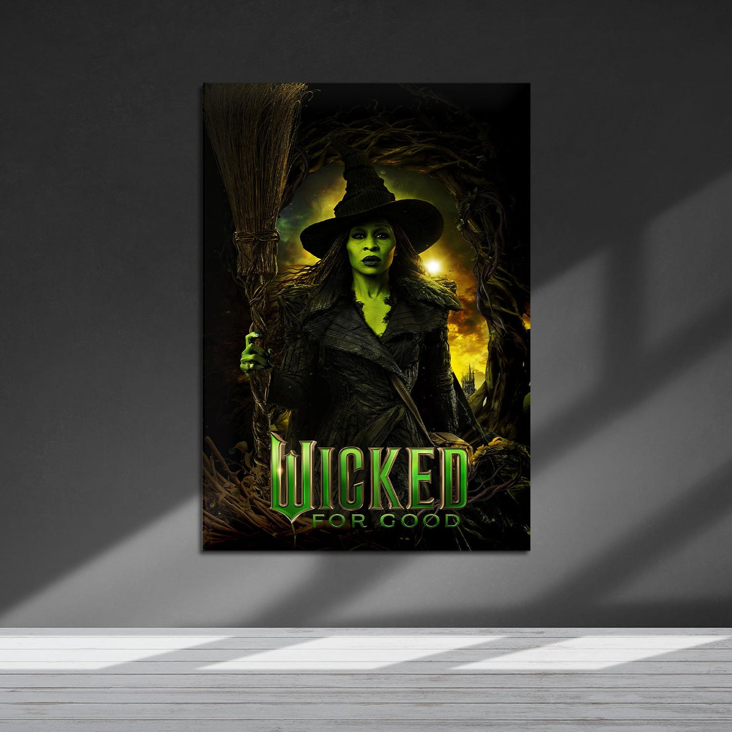 Flex Designs Metal Poster Wicked For Good Elphaba 5 x 7" Home Goods - Movie 2025 Movie Metal Poster