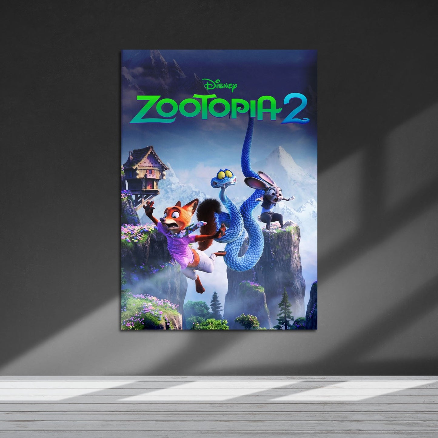 Flex Designs Metal Poster Zootopia 2 5 x 7" Home Goods - Movie 2025 Movie Metal Poster