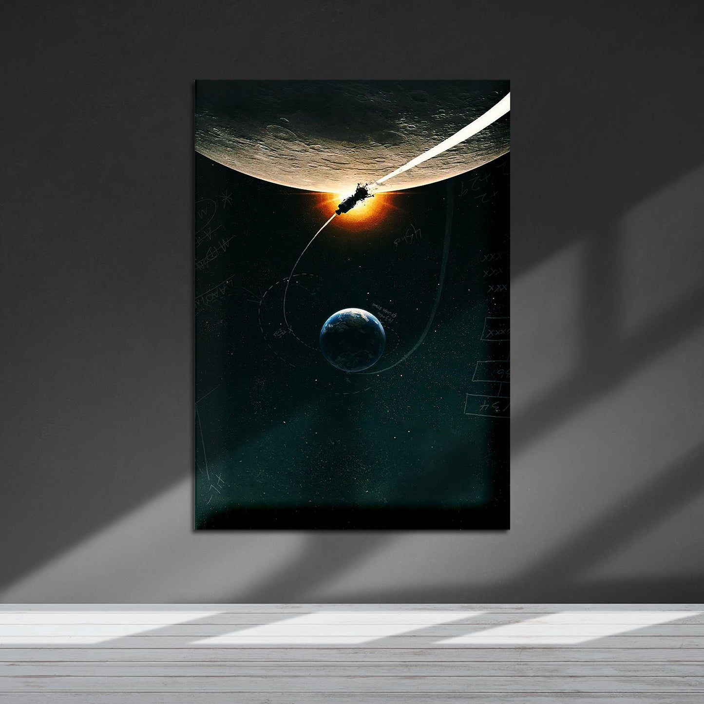 Flex Designs Metal Poster Apollo 13 5 x 7" Home Goods - Movie 1995 Movie Metal Poster