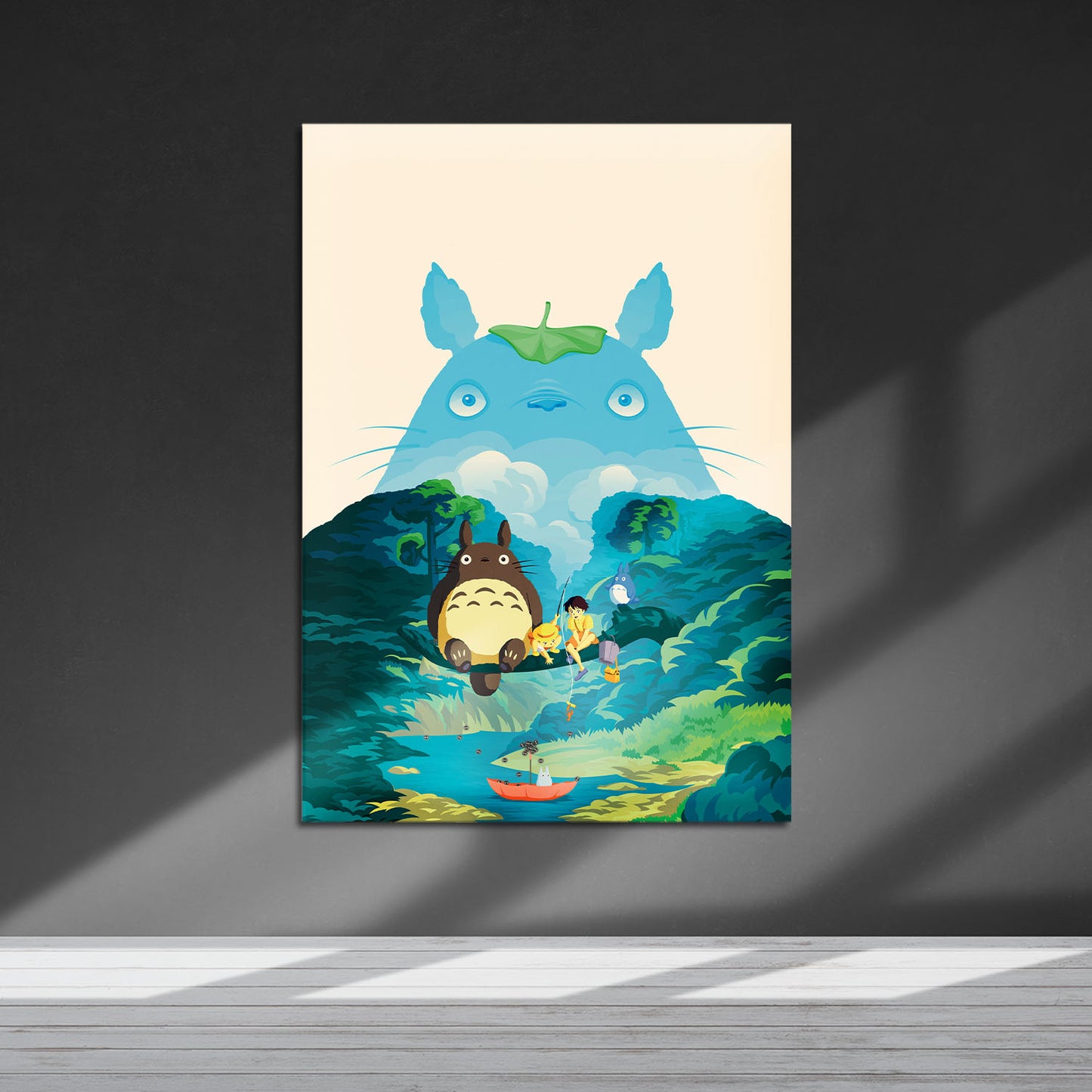 Flex Designs Metal Poster My Neighbor Totoro Sketch 5 x 7" Home Goods - Movie 1988 Movie Metal Poster