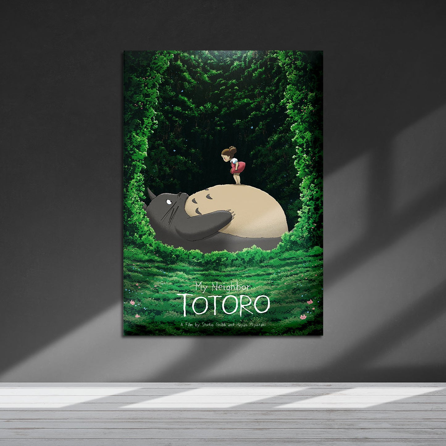 Flex Designs Metal Poster My Neighbor Totoro Theatrical 5 x 7" Home Goods - Movie 1988 Movie Metal Poster