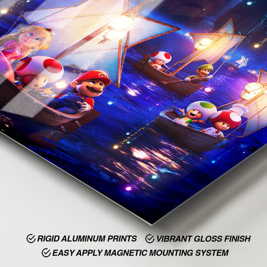 Flex Designs Metal Poster The Super Mario Galaxy Movie Theatrical 11 x 17" Home Goods - Movie 2026 Movie Metal Poster