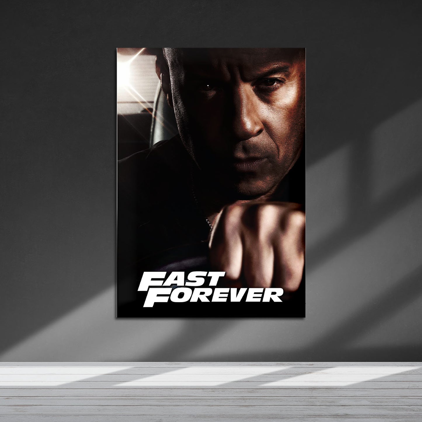 Flex Designs Metal Poster Fast Forever Vin Disel 5 x 7" Home Goods - Movie 2028 Movie Metal Poster
