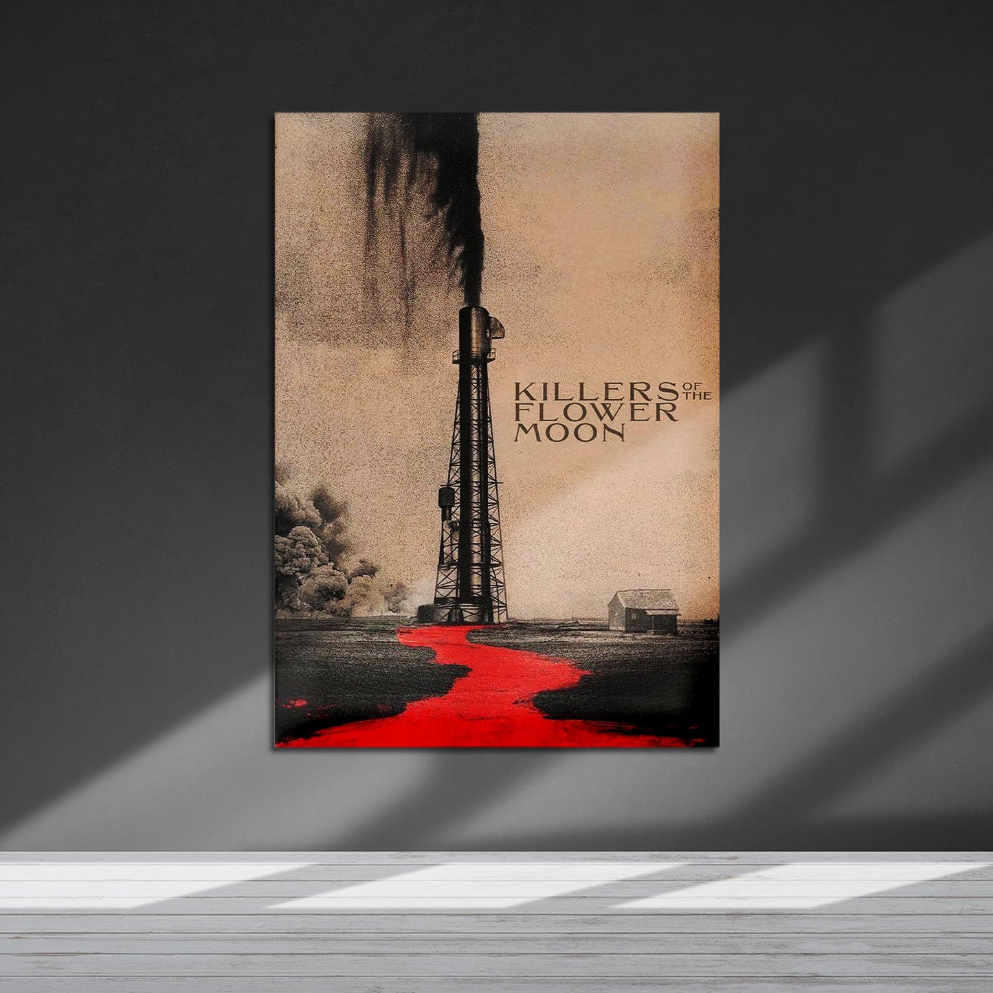 Flex Designs Metal Poster Killers of the Flower Moon Sketch 5 x 7" Home Goods - Movie 2023 Movie Metal Poster