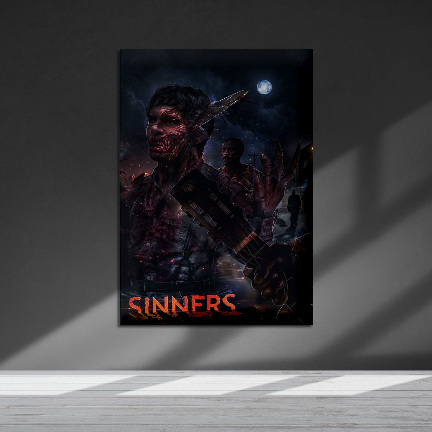 Flex Designs Metal Poster Sinners Final 5 x 7" Home Goods - Movie 2025 Movie Metal Poster