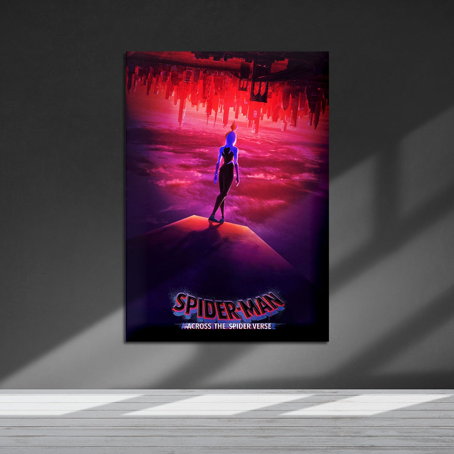 Flex Designs Metal Poster SpiderMan Across the Spiderverse Gwen 5 x 7" Home Goods - Movie 2023 Movie Metal Poster