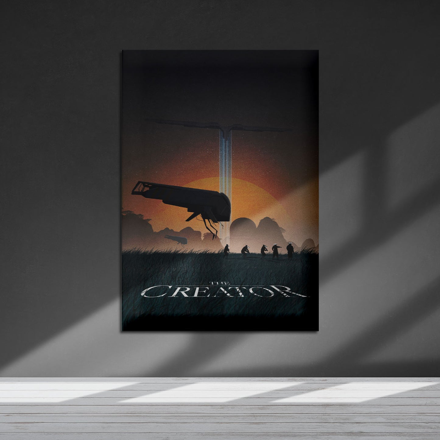 Flex Designs Metal Poster The Creator Key Art 5 x 7" Home Goods - Movie 2023 Movie Metal Poster