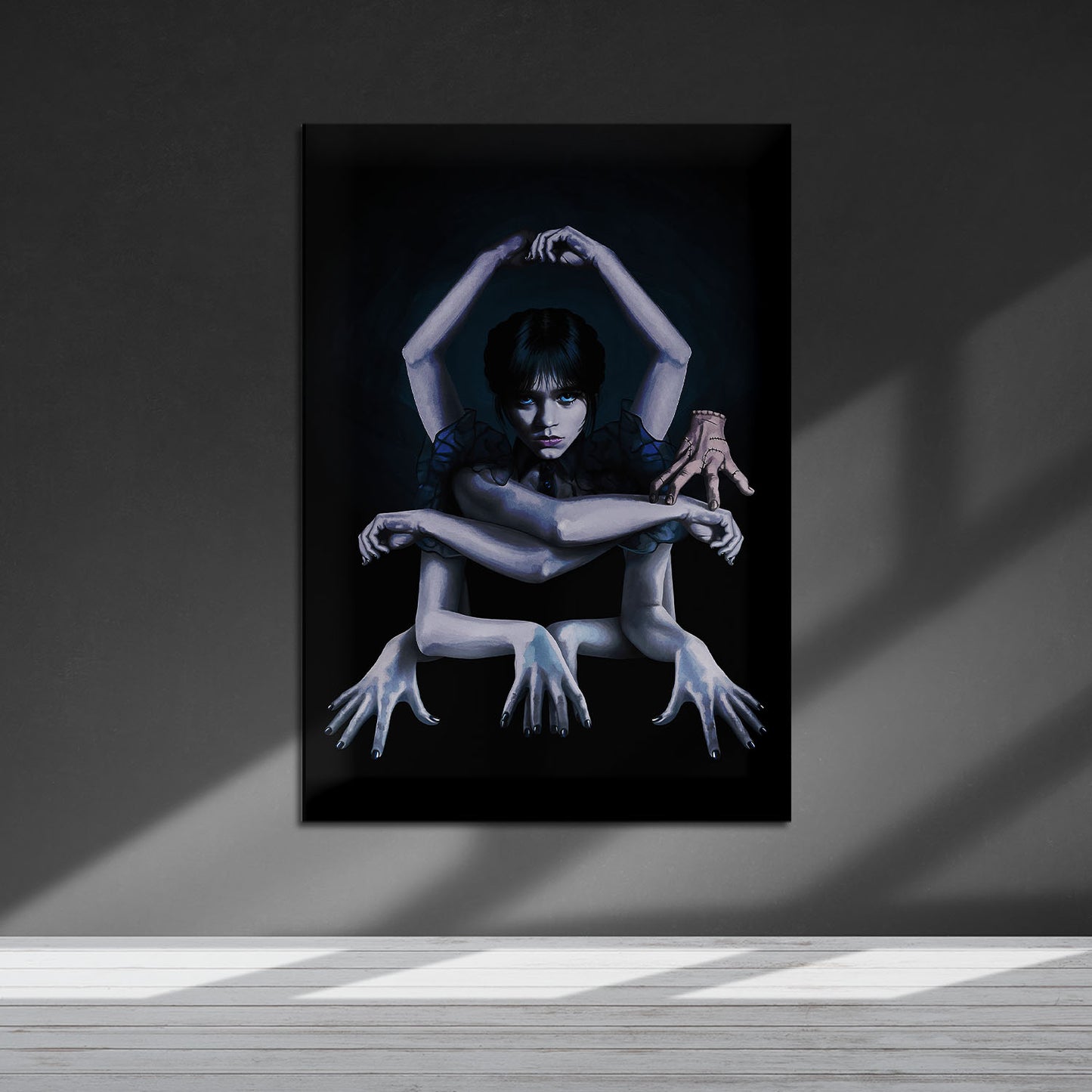 Flex Designs Metal Poster Wednesday Alternate 5 x 7" Home Goods - TV Show 2022 TV Show Metal Poster