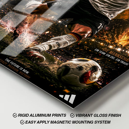 Flex Designs Metal Poster Florian Wirtz Germany 2026 11 x 17" Home Goods - Sports Metal Poster