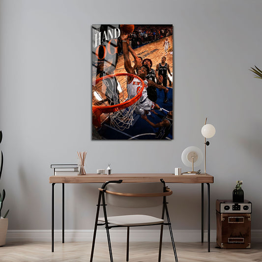 OG Anunoby New York Knicks The Winning Touch Metal Poster