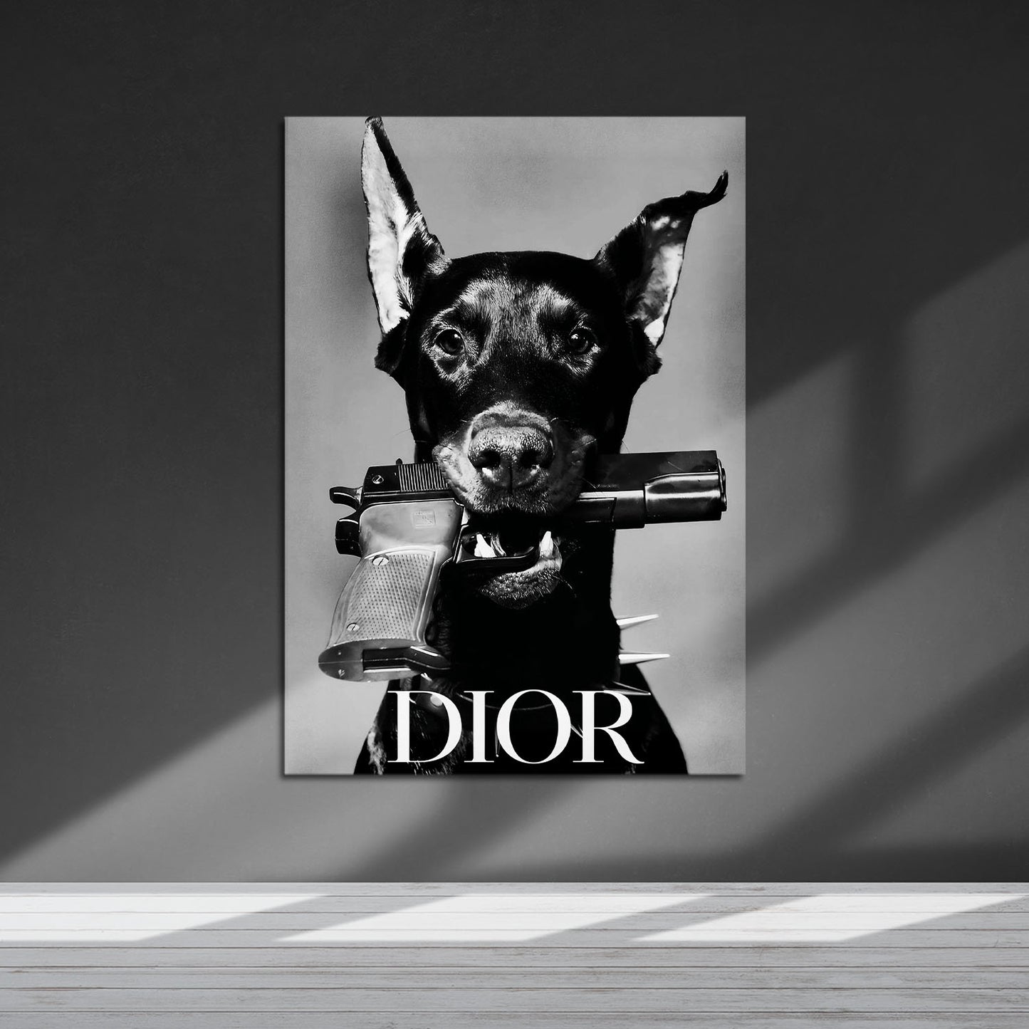 Flex Designs Metal Poster Le Noir Dior Paris 5 x 7" Home Goods - Designer Metal Poster