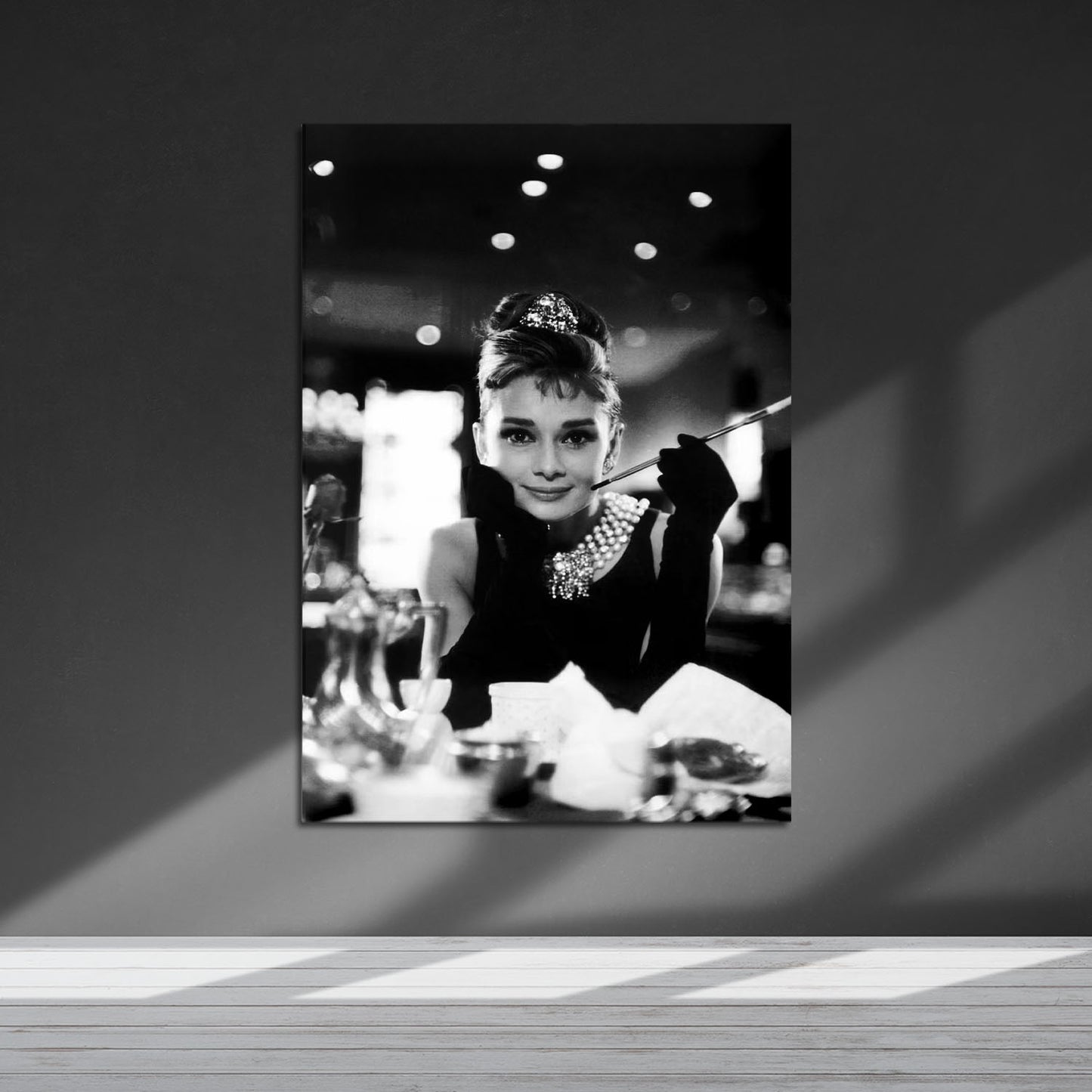 Flex Designs Metal Poster Audrey Hepburn 5 x 7" Home Goods - Designer Metal Poster