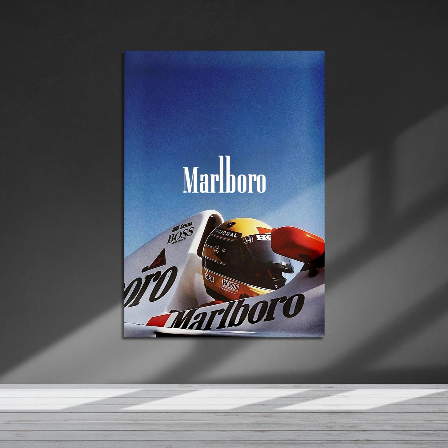 Flex Designs Metal Poster Classic Marlboro F1 5 x 7" Home Goods - Sports Metal Poster
