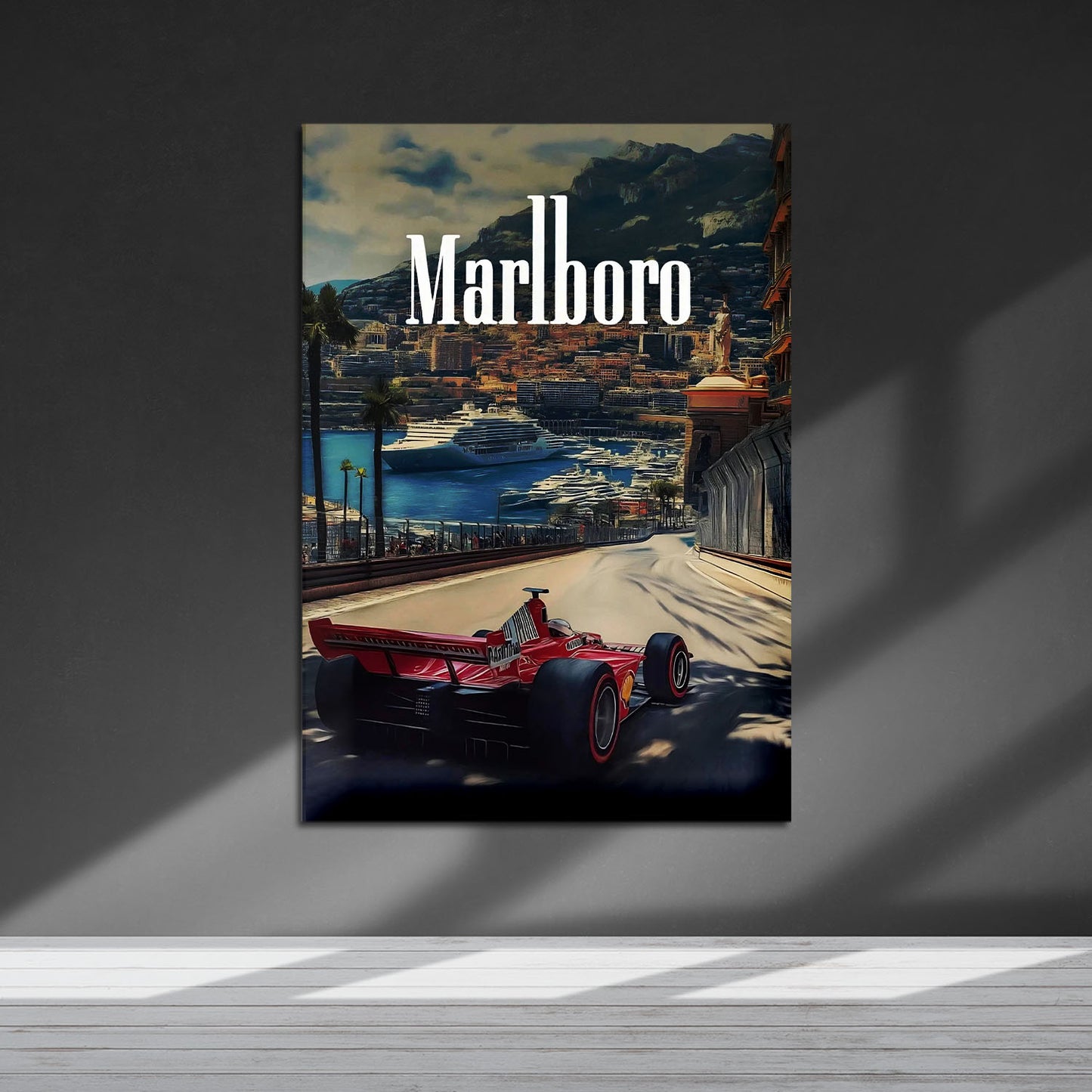 Flex Designs Metal Poster Monaco Formula One 5 x 7" Home Goods - Sports Metal Poster