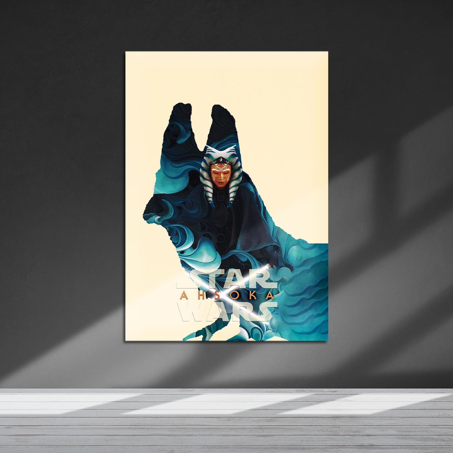 Flex Designs Metal Poster Ahsoka Sketch 5 x 7" Home Goods - TV show 2023 TV show Metal Poster