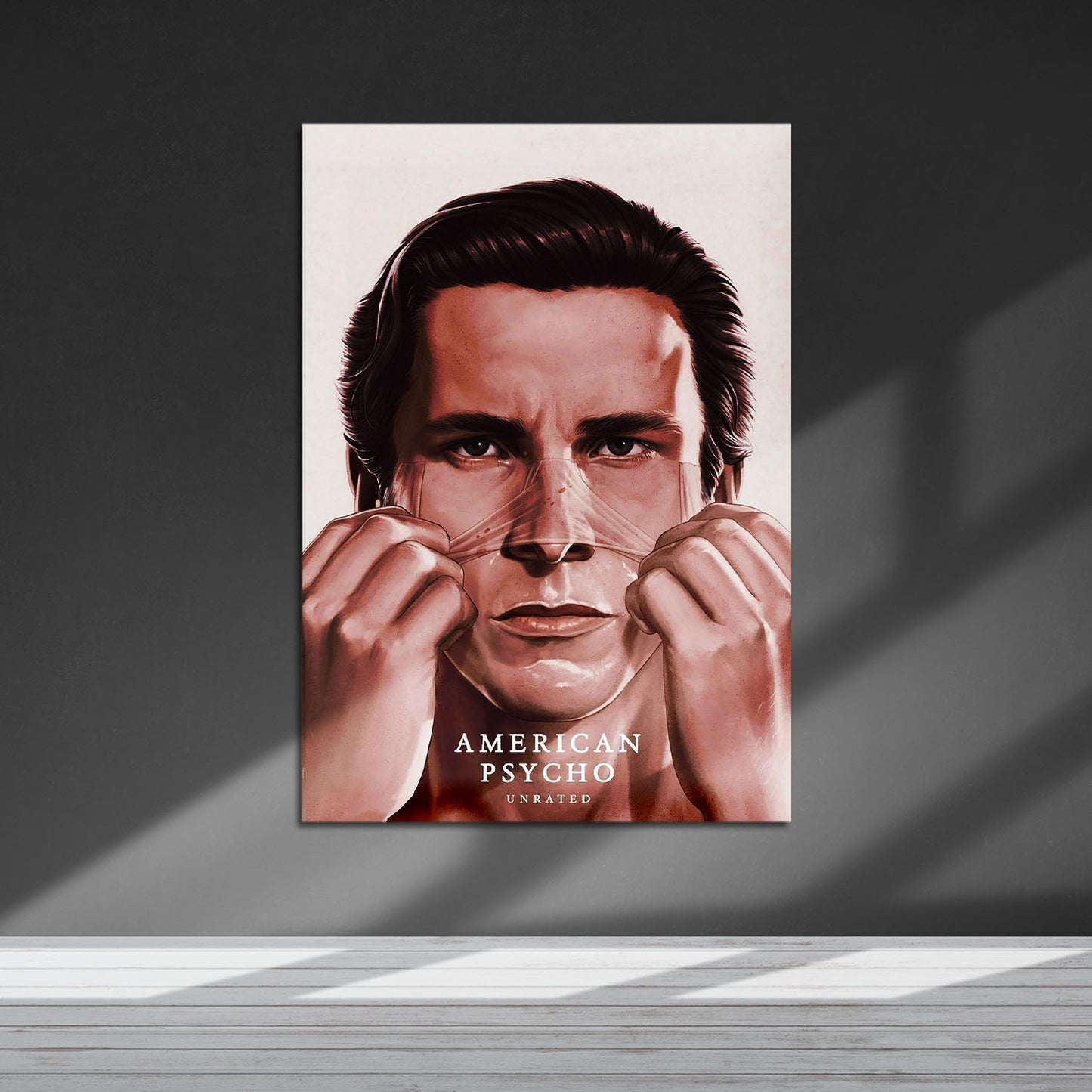 Flex Designs Metal Poster American Psycho Drawing 5 x 7" Home Goods - Movie 2000 Movie Metal Poster