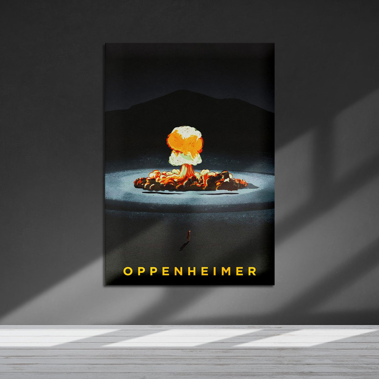 Flex Designs Metal Poster Oppenheimer Trinity 5 x 7" Home Goods - Movie 2023 Movie Metal Poster