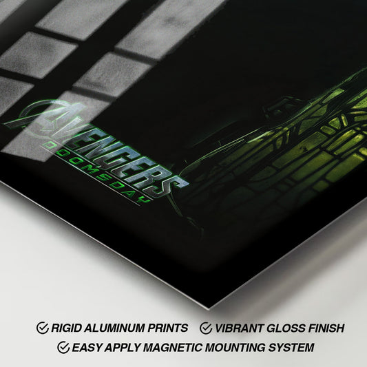 Flex Designs Metal Poster Avengers Doomsday Dr Doom Aura 11 x 17" Home Goods - Movie 2026 Movie Metal Poster