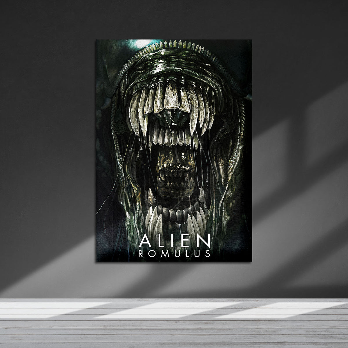 Flex Designs Metal Poster Alien Romulus Cinematic 5 x 7" Home Goods - Movie 2024 Movie Metal Poster