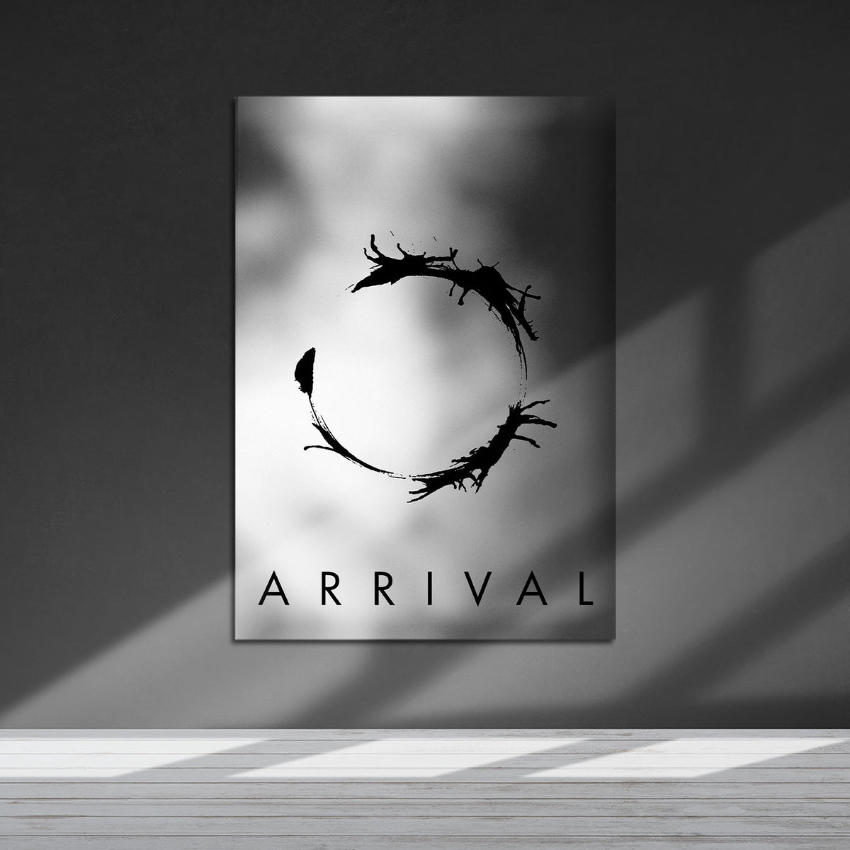 Flex Designs Metal Poster Arrival Minimalist 5 x 7" Home Goods - Movie 2016 Movie Metal Poster