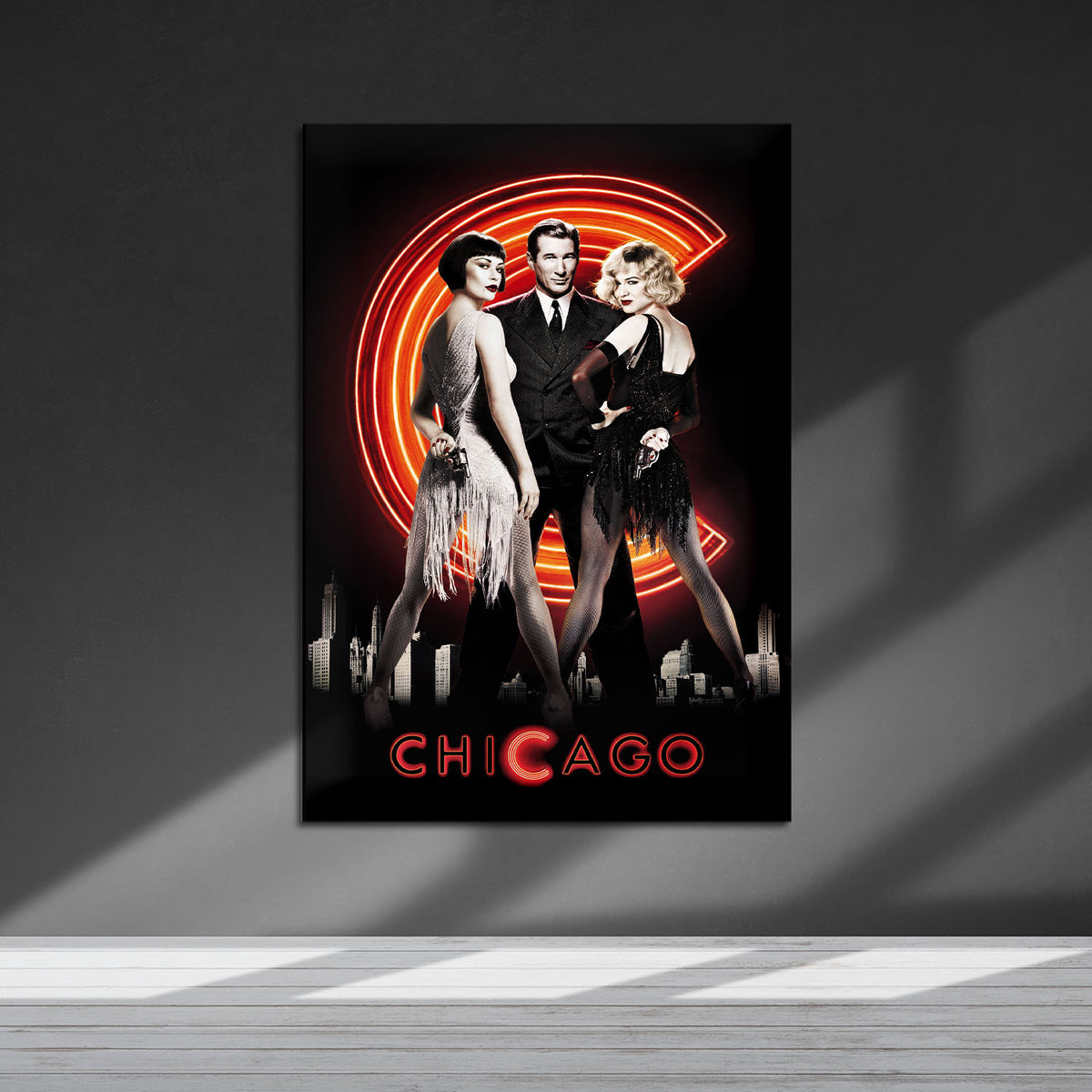 Flex Designs Metal Poster Chicago 5 x 7" Home Goods - Movie 2002 Movie Metal Poster