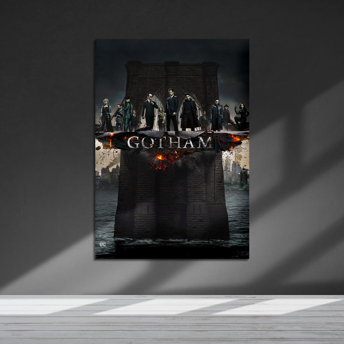 Flex Designs Metal Poster Gotham 5 x 7" Home Goods - TV Show 2014 TV Show Metal Poster