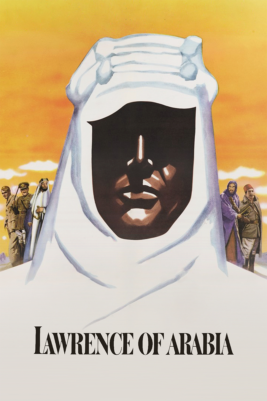 Flex Designs Metal Poster Lawrence of Arabia Cinematic 11 x 17" Home Goods - Movie 1962 Movie Metal Poster