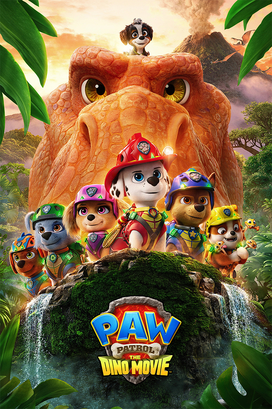 Flex Designs Metal Poster PAW Patrol The Dino Movie 11 x 17" Home Goods - Movie 2026 Movie Metal Poster
