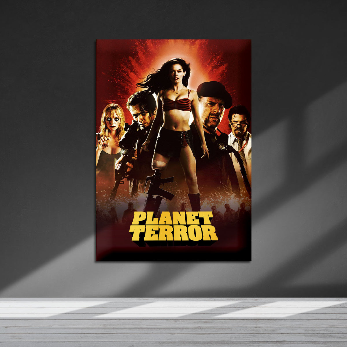 Flex Designs Metal Poster Planet Terror 5 x 7" Home Goods - Movie 2007 Movie Metal Poster