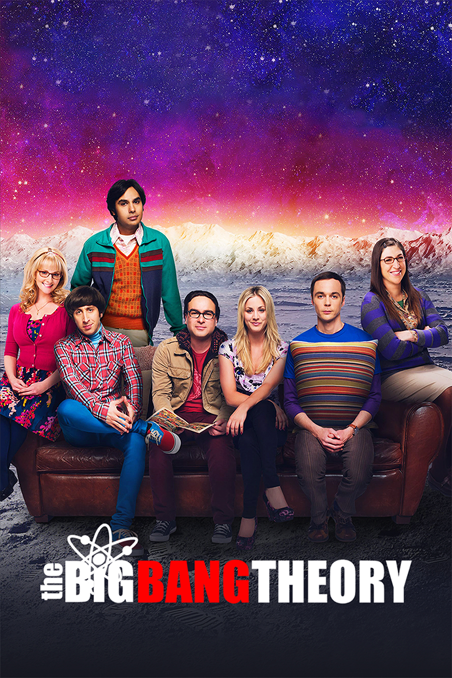 Flex Designs Metal Poster The Big Bang Theory 11 x 17" Home Goods - TV Show 2007 TV Show Metal Poster