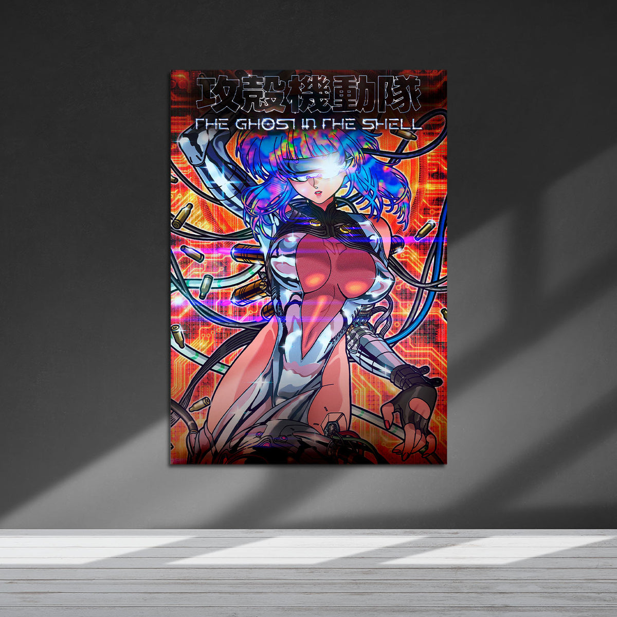 Flex Designs Metal Poster THE GHOST IN THE SHELL Sketch 5 x 7" Home Goods - TV Show 2026 TV Show Metal Poster