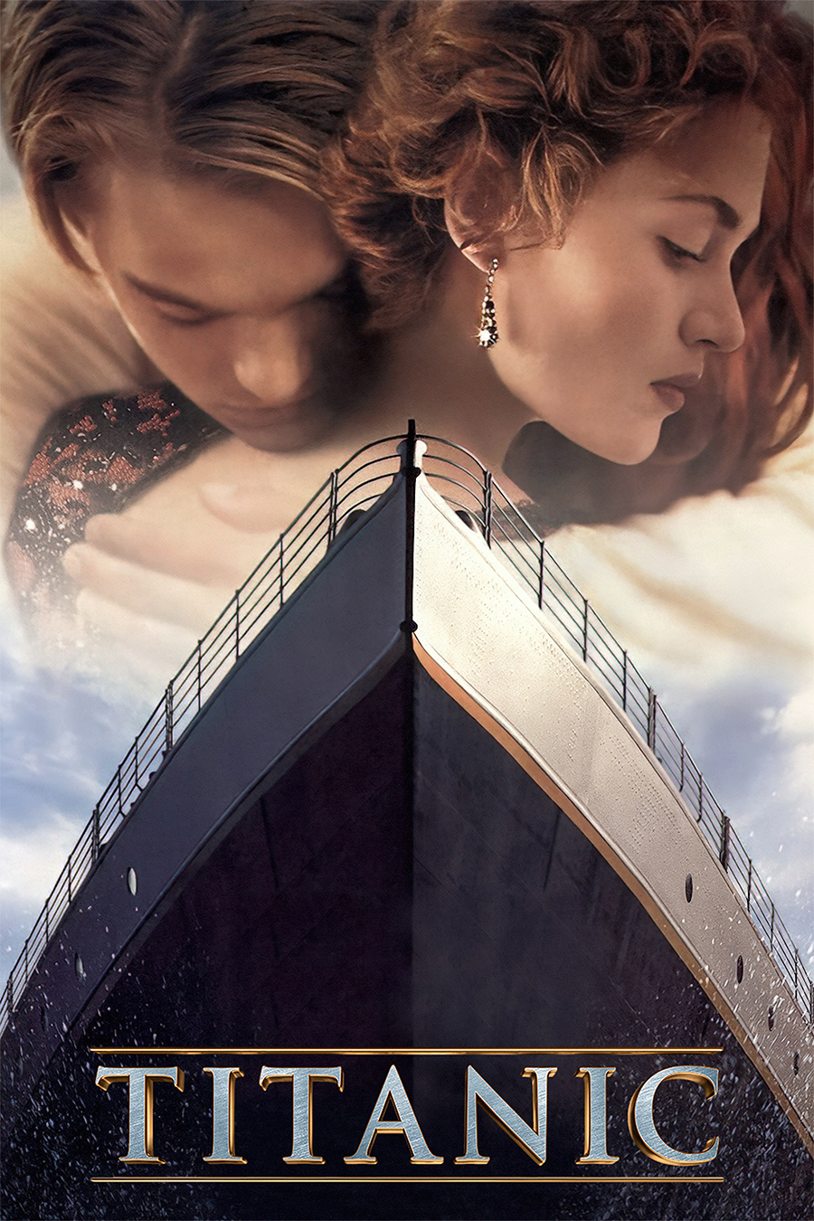 Flex Designs Metal Poster Titanic Theatrical 11 x 17" Home Goods - Movie 1997 Movie Metal Poster