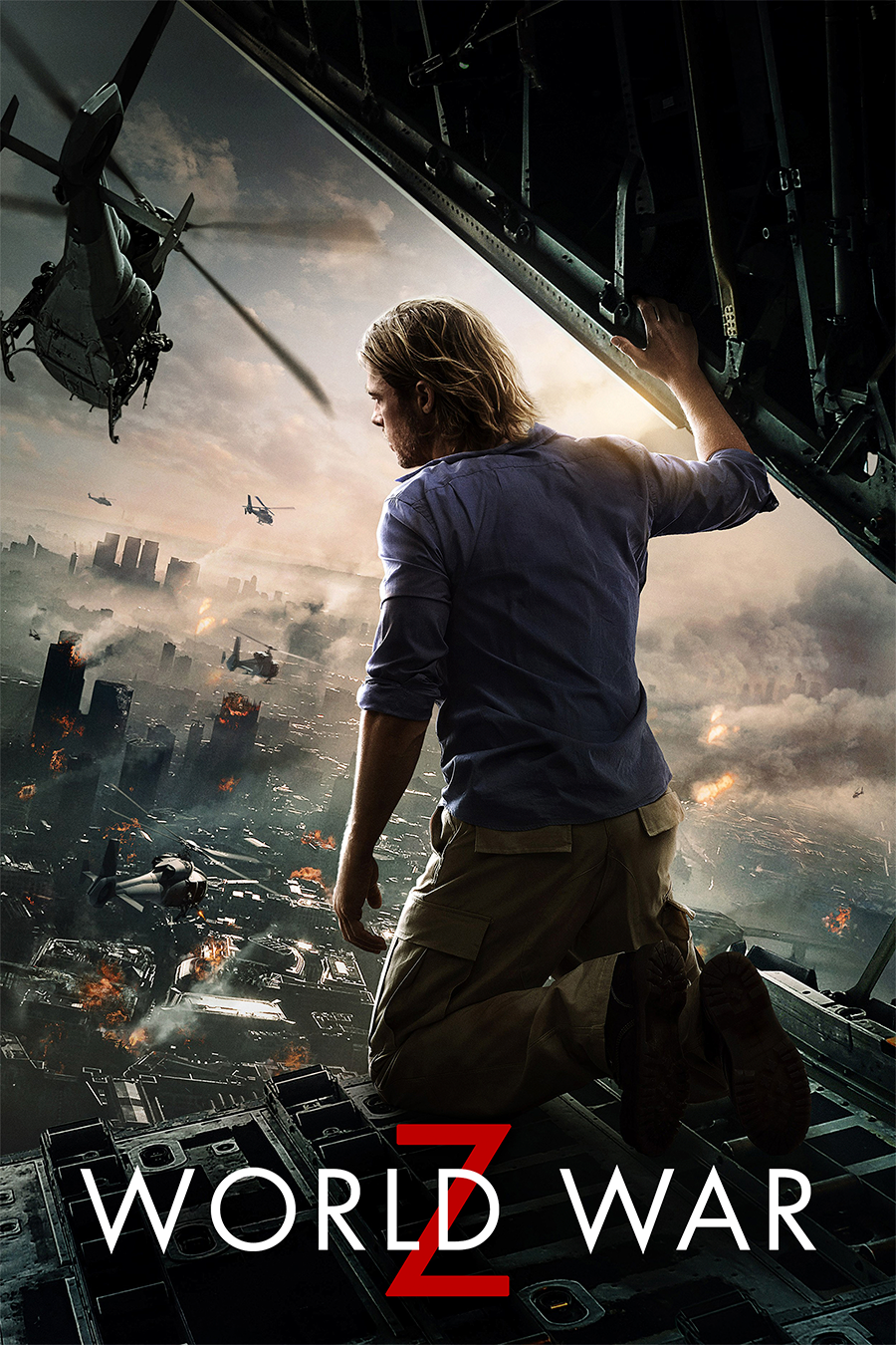 Flex Designs Metal Poster World War Z 11 x 17" Home Goods - Movie 2013 Movie Metal Poster