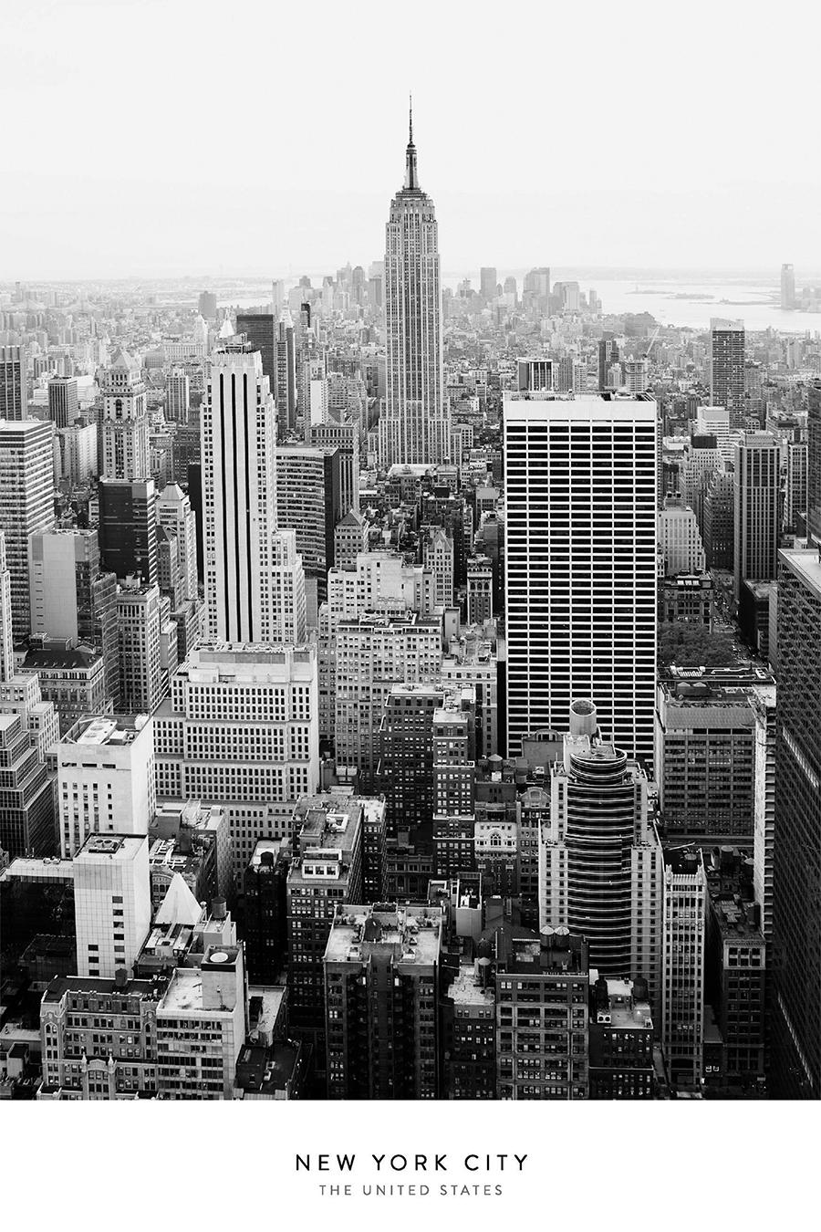 Flex Designs Metal Poster New York City United States 24 x 36" Home Goods - Designer Metal Poster