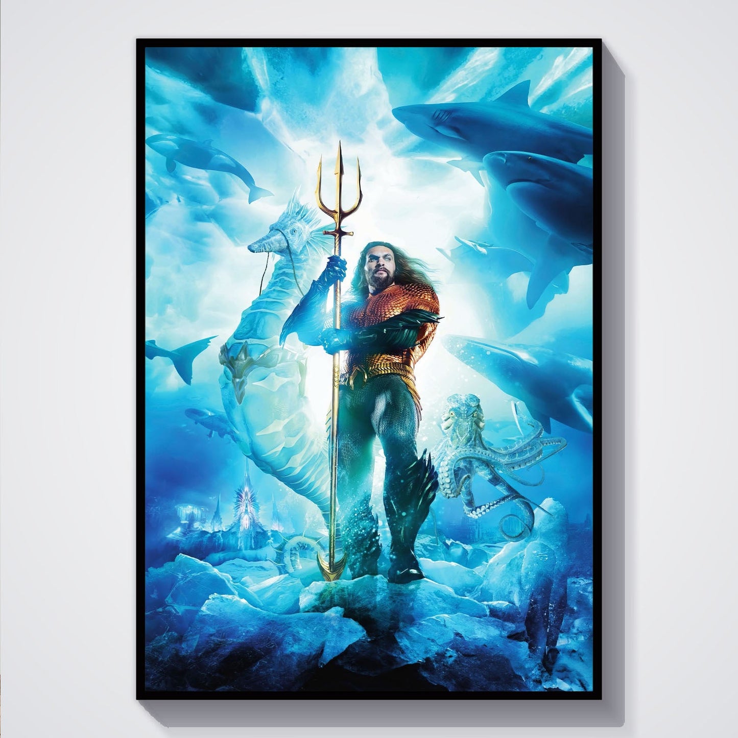 Flex Designs Poster Aquaman and the Lost Kingdom Key Art 5 x 7" Home Goods - Movie 2023 Movie Poster