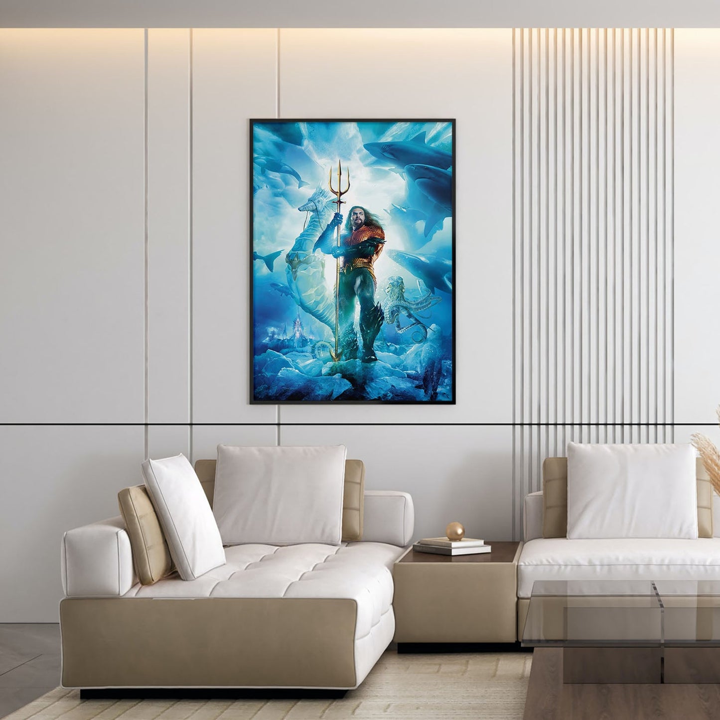 Flex Designs Poster Aquaman and the Lost Kingdom Key Art 5 x 7" Home Goods - Movie 2023 Movie Poster