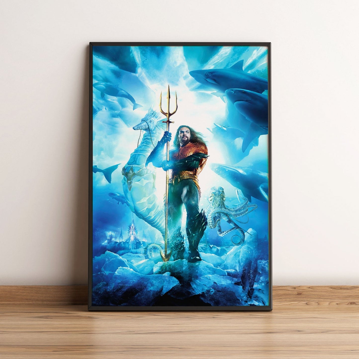 Flex Designs Poster Aquaman and the Lost Kingdom Key Art 5 x 7" Home Goods - Movie 2023 Movie Poster