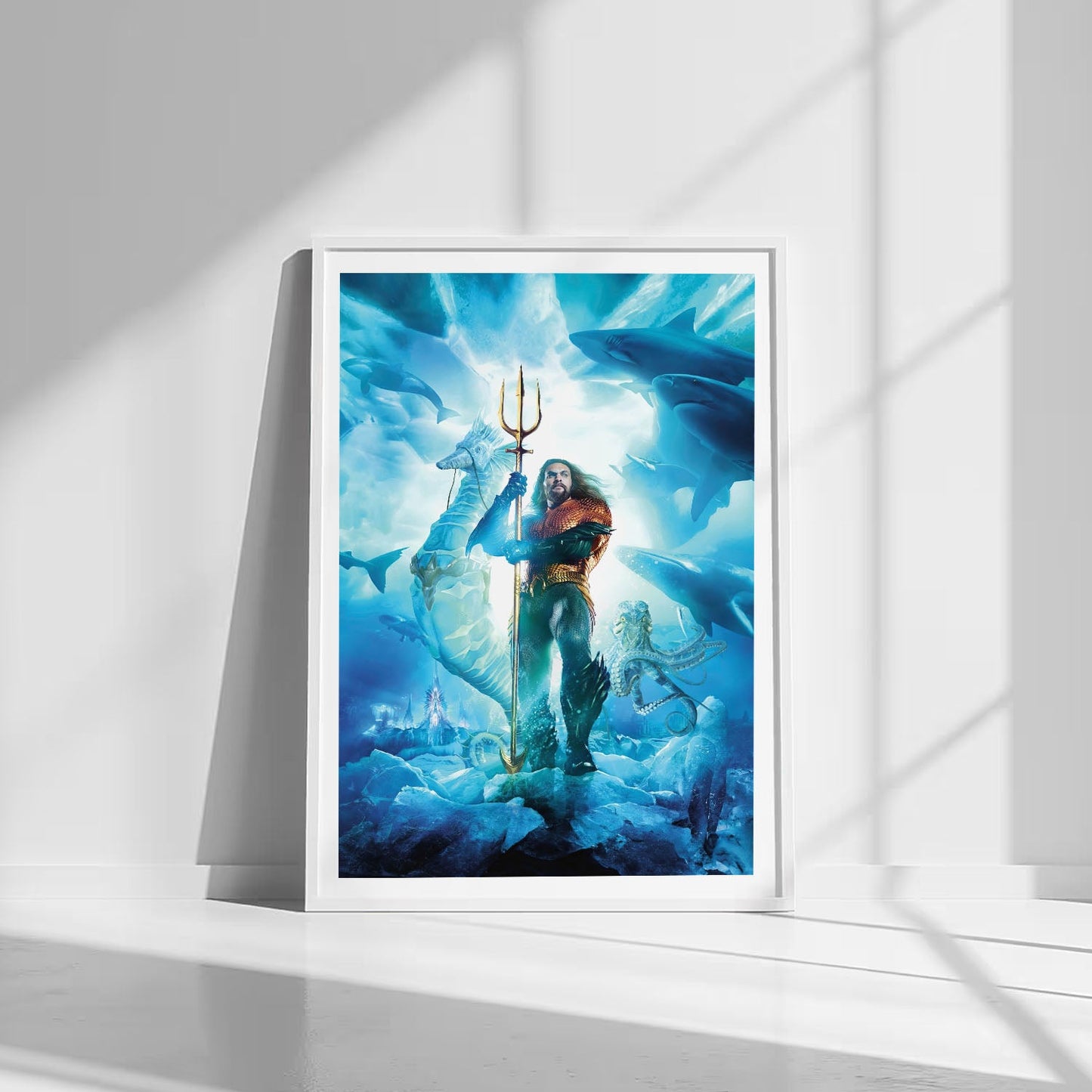 Flex Designs Poster Aquaman and the Lost Kingdom Key Art 8 x 10" Home Goods - Movie 2023 Movie Poster