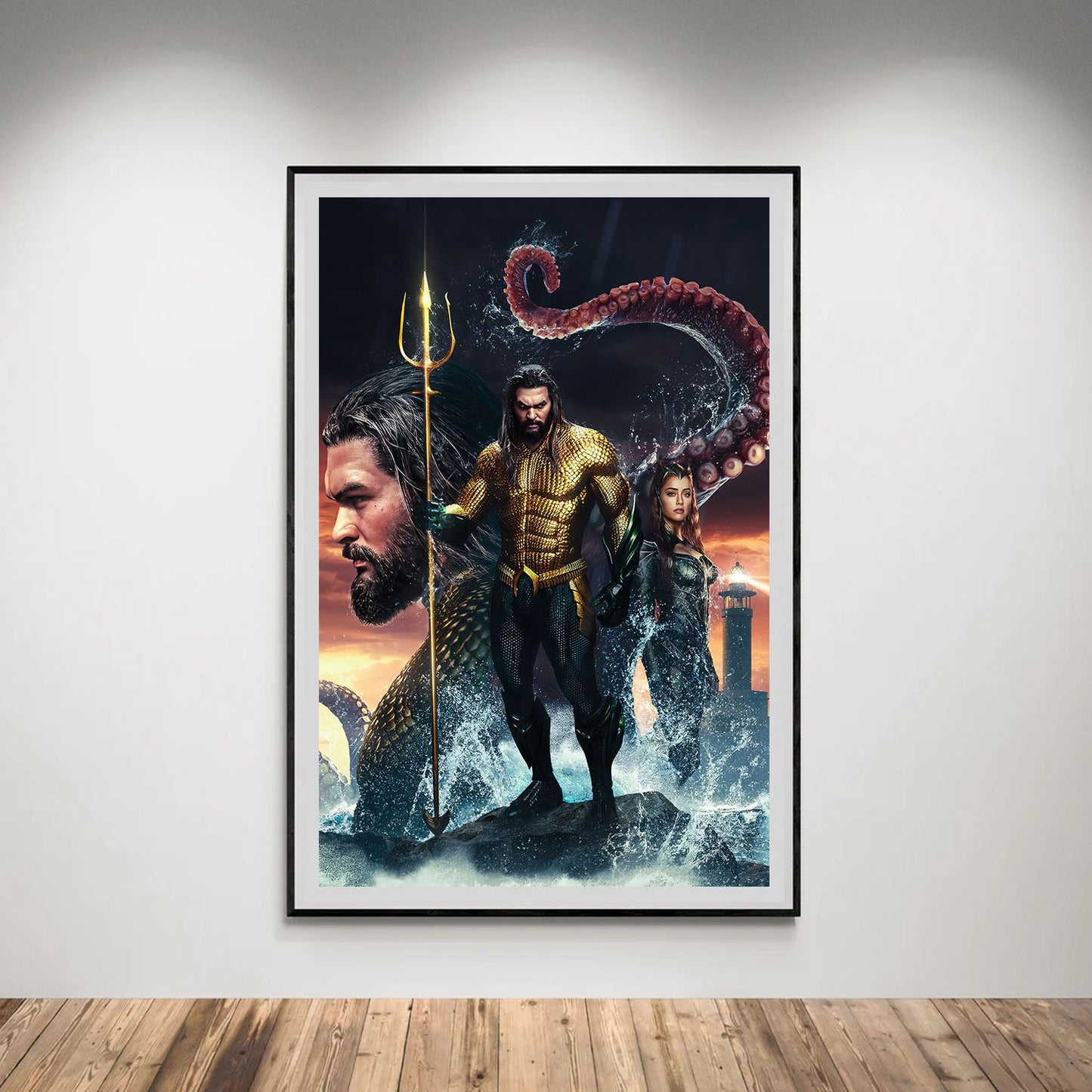 Flex Designs Poster Aquaman and the Lost Kingdom Textless 5 x 7" Home Goods - Movie 2023 Movie Poster